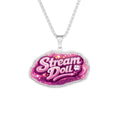 Stream Doll logo Pendant Necklace — Personalized Cut-Out Photo Charm