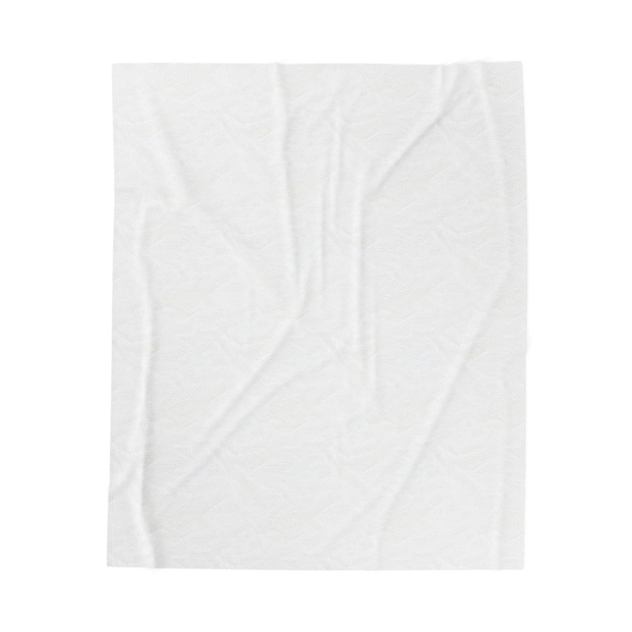 Plush Blanket — "Stream Doll" Velveteen Throw