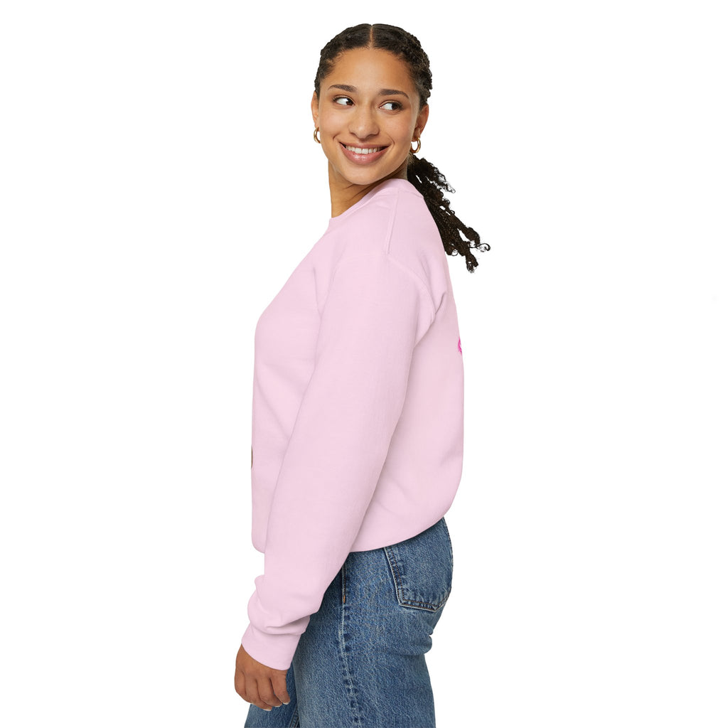 Stream Doll Crewneck Sweatshirt — Gamer Girl Streaming Graphic Sweatshirt
