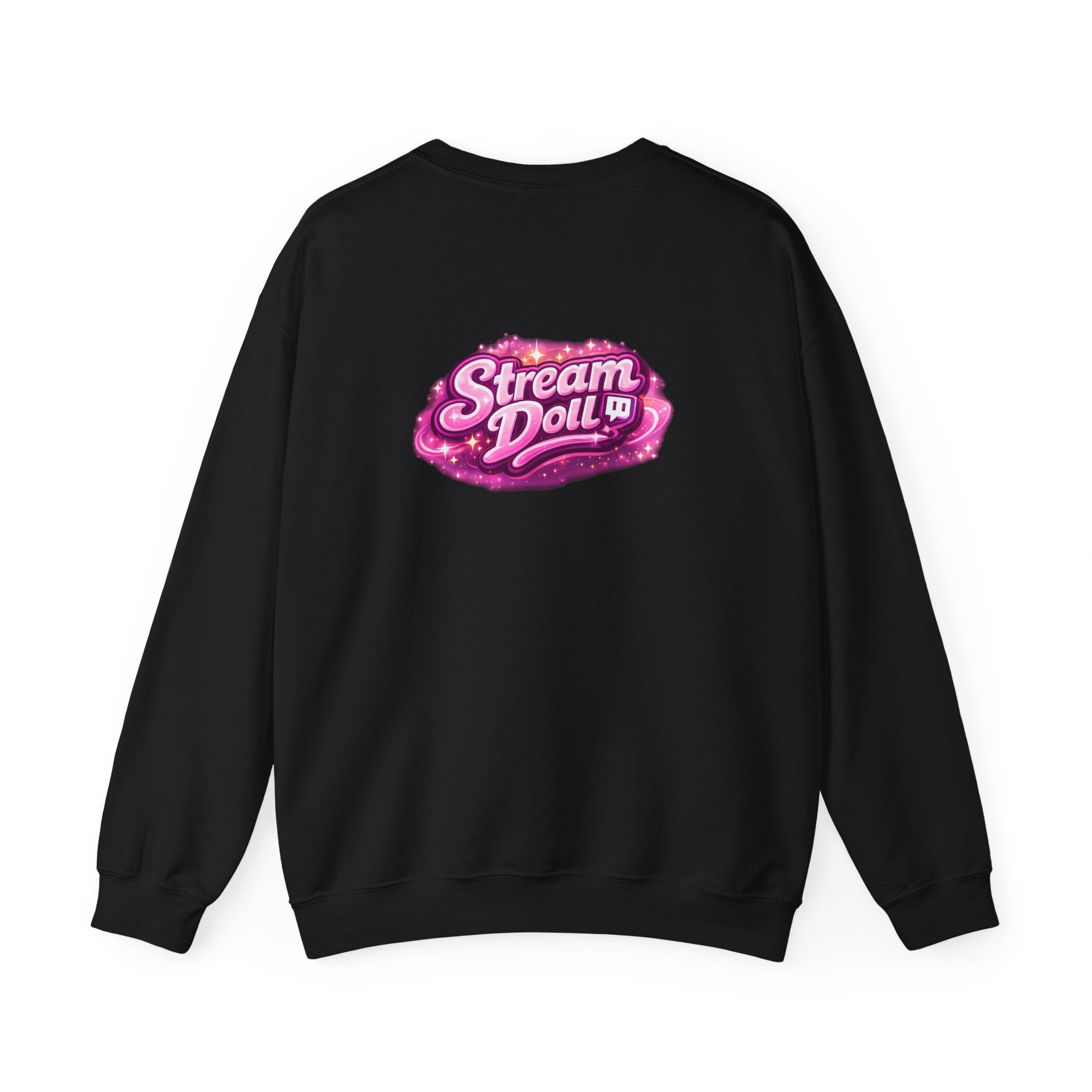 Stream Doll Crewneck Sweatshirt — Gamer Girl Streaming Graphic Sweatshirt